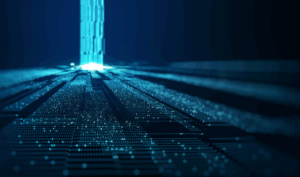 abstract image of data and light